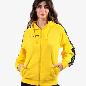 FELPA FULL ZIP YELLOW BAND PASTELLO UNISEX