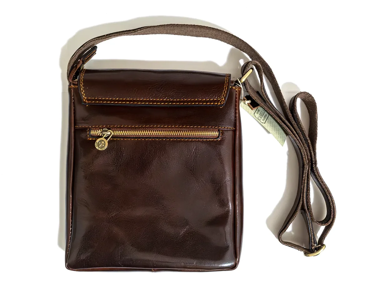 Borsa tracolla Uomo Pelle – borsello uomo - immagine 3