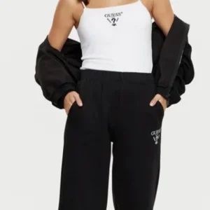 Top scritta ricamo Guess