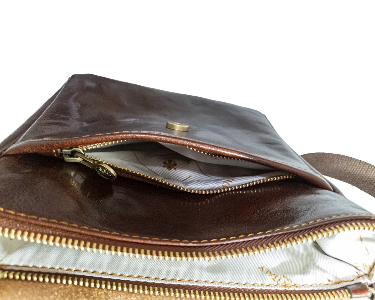 Borsa tracolla Uomo Pelle – borsello uomo - immagine 7