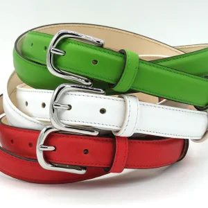 Cintura Sottile in Pelle da Donna NICHEL FREE