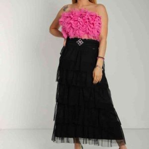 Top con tulle