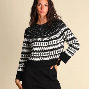 Pennyblack Maglia jacquard con paillettes XANADU