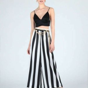 Pantaloni palazzo a righe